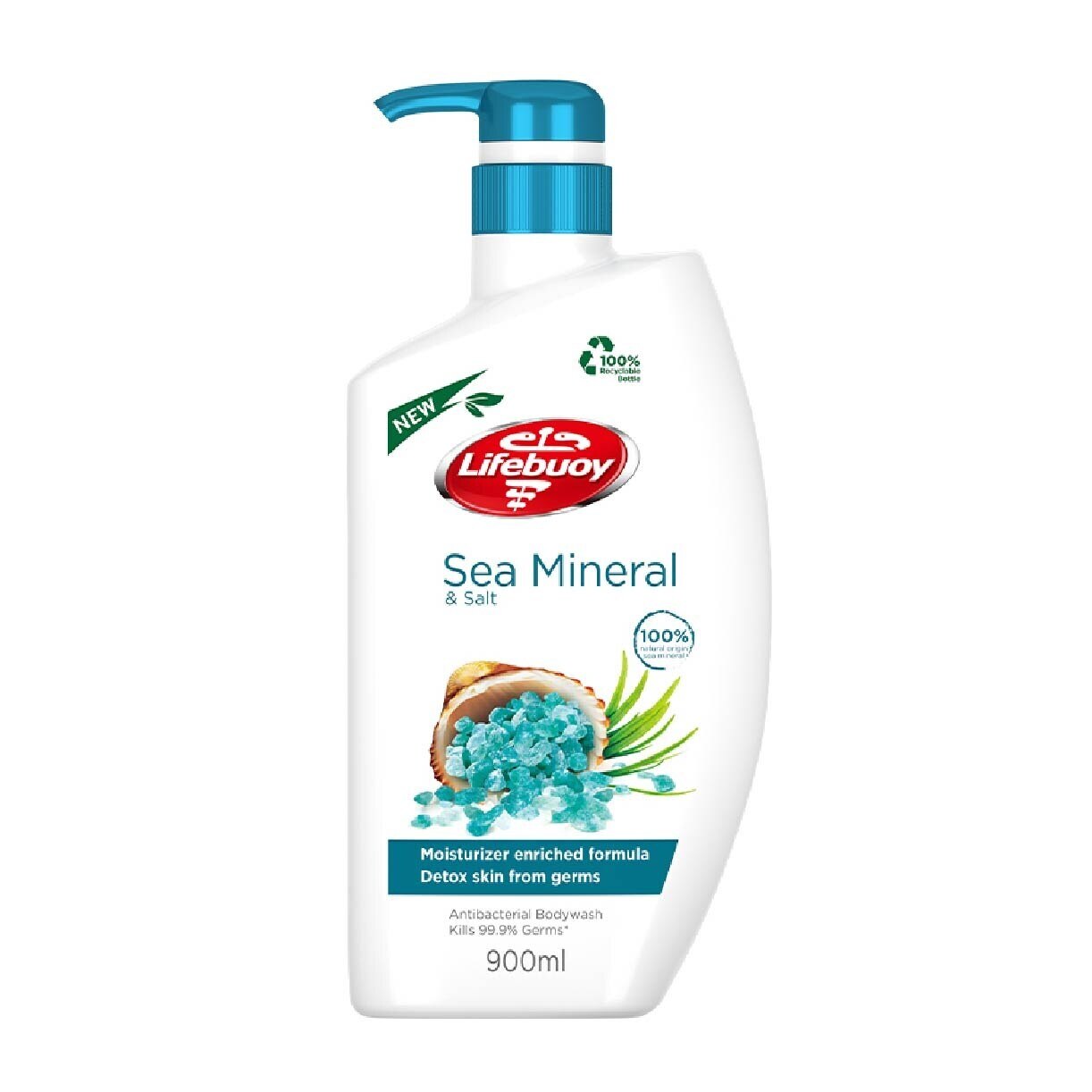 Lifebuoy Anti-Bacterial Body Wash 950ml - Sea Mineral & Salt